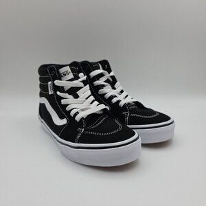 Vans Filmore Hi Youth Size 2Y Black White Skateboarding Shoes VN0A5HZDIJU1 New